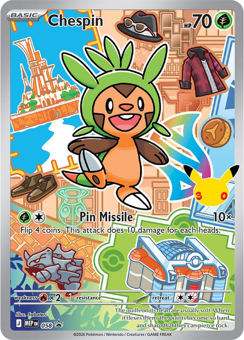 Chespin MEP 058 official card image