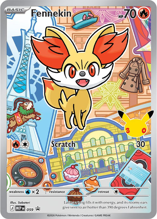 Fennekin MEP 059 official card image