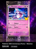 Sealed Mewtwo 30th Anniversary promo card