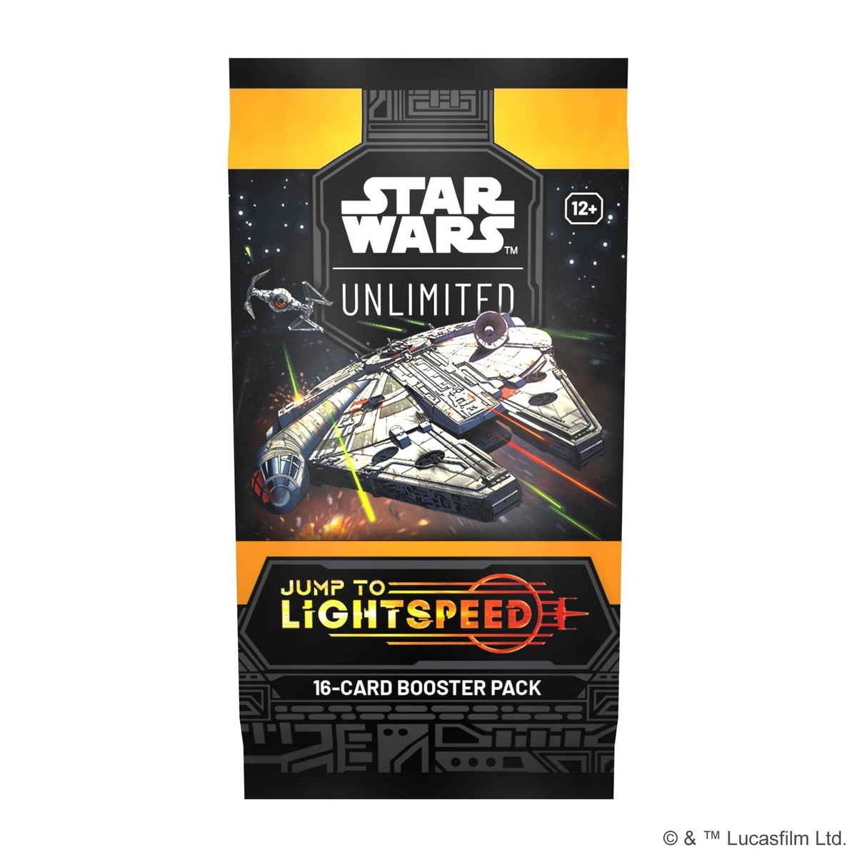 Illustrative possible contents: sealed Star Wars Unlimited Jump to Lightspeed booster pack; not guaranteed in a mystery bag.